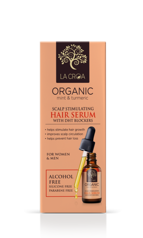 Scalp stimulating hair serum